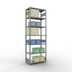 Grundregal, Fachbodenregal Stecksystem MULTIplus250, 3000...