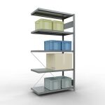 Anbauregal, Fachbodenregal Stecksystem MULTIplus250, 2000...