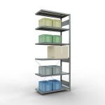 Anbauregal, Fachbodenregal Stecksystem MULTIplus250, 2500...