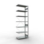 Anbauregal, Fachbodenregal Stecksystem MULTIplus250, 3000...