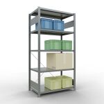 Grundregal, Fachbodenregal Stecksystem MULTIplus250, 2000...