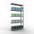 Anbauregal, Fachbodenregal Stecksystem MULTIplus250, 2000 x 1000 x 600 mm (HxBxT), 5 Fachböden, Kreuzstrebe, verzinkt