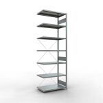 Anbauregal, Fachbodenregal Stecksystem MULTIplus250, 3000...