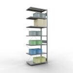 Anbauregal, Fachbodenregal Stecksystem MULTIplus250, 3000...