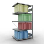 Anbauregal, Fachbodenregal Stecksystem MULTIplus250, 2000...