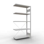 Anbauregal, Fachbodenregal Stecksystem MULTIplus250, 2000...