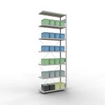Anbauregal, Fachbodenregal Stecksystem MULTIplus250, 3000...