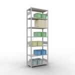 Grundregal, Fachbodenregal Stecksystem MULTIplus250, 3000...