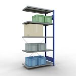 Anbauregal, Fachbodenregal Stecksystem MULTIplus250, 2000...