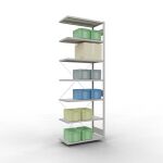 Anbauregal, Fachbodenregal Stecksystem MULTIplus250, 3000...