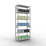 Grundregal, Fachbodenregal Stecksystem MULTIplus250, 2500...