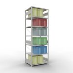 Grundregal, Fachbodenregal Stecksystem MULTIplus250, 3000...