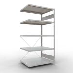 Anbauregal, Fachbodenregal Stecksystem MULTIplus250, 2000...