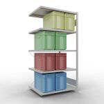 Anbauregal, Fachbodenregal Stecksystem MULTIplus250, 2000...