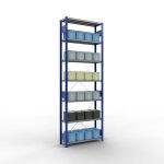 Grundregal, Fachbodenregal Stecksystem MULTIplus250, 3000...