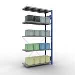 Anbauregal, Fachbodenregal Stecksystem MULTIplus250, 2000...