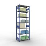 Grundregal, Fachbodenregal Stecksystem MULTIplus250, 3000...