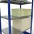 Grundregal, Fachbodenregal Stecksystem MULTIplus250, 2000 x 1000 x 600 mm (HxBxT), 5 Fachböden, Kreuzstrebe, RAL 5010 enzianblau/verzinkt