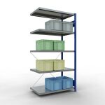 Anbauregal, Fachbodenregal Stecksystem MULTIplus250, 2000...