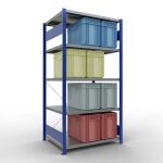 Grundregal, Fachbodenregal Stecksystem MULTIplus250, 2000...