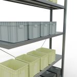 Stecksystem Anbauregal - 2000x1300x300 mm, Typ 250 kg