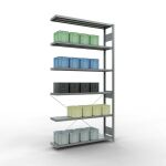 Stecksystem Anbauregal - 2500x1300x300 mm, Typ 250 kg