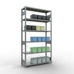 Stecksystem Grundregal - 2500x1300x400 mm, Typ 250 kg