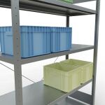 Stecksystem Grundregal - 2000x1300x500 mm, Typ 250 kg