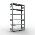 Stecksystem Grundregal - 2500x1300x500 mm, Typ 250 kg