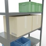 Stecksystem Grundregal - 2500x1300x500 mm, Typ 250 kg