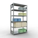 Stecksystem Grundregal - 2500x1300x600 mm, Typ 250 kg