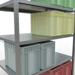 Stecksystem Grundregal - 2000x1300x800 mm, Typ 250 kg