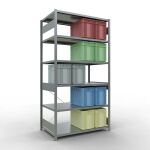 Stecksystem Grundregal - 2500x1300x800 mm, Typ 250 kg