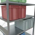 Stecksystem Grundregal - 3000x1300x800 mm, Typ 250 kg