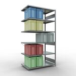 Stecksystem Anbauregal - 2500x1300x800 mm, Typ 250 kg