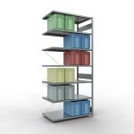 Stecksystem Anbauregal - 3000x1300x800 mm, Typ 250 kg