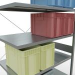 Stecksystem Anbauregal - 3000x1300x800 mm, Typ 250 kg