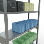 Stecksystem Grundregal - 2500x1300x400 mm, Typ 250 kg