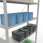 Stecksystem Grundregal - 3000x1300x400 mm, Typ 250 kg