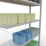 Stecksystem Anbauregal - 2000x1300x400 mm, Typ 250 kg