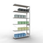 Stecksystem Anbauregal - 2500x1300x400 mm, Typ 250 kg