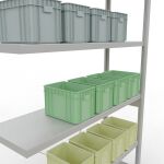 Stecksystem Anbauregal - 2500x1300x400 mm, Typ 250 kg