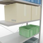 Stecksystem Anbauregal - 2000x1300x600 mm, Typ 250 kg