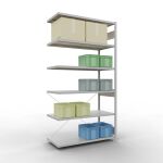 Stecksystem Anbauregal - 2500x1300x600 mm, Typ 250 kg
