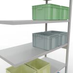 Stecksystem Anbauregal - 2500x1300x600 mm, Typ 250 kg