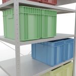 Stecksystem Grundregal - 2000x1300x800 mm, Typ 250 kg