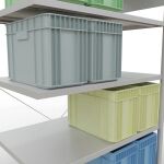 Stecksystem Anbauregal - 2000x1300x800 mm, Typ 250 kg