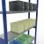Grundregal, Fachbodenregal Stecksystem MULTIplus250, 2500 x 1300 x 300 mm (HxBxT), 6 Fachböden, Kreuzstrebe, RAL 5010 enzianblau/verzinkt