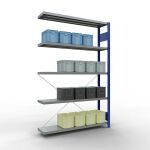 Anbauregal, Fachbodenregal Stecksystem MULTIplus250, 2000...