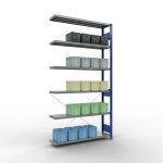 Anbauregal, Fachbodenregal Stecksystem MULTIplus250, 2500...